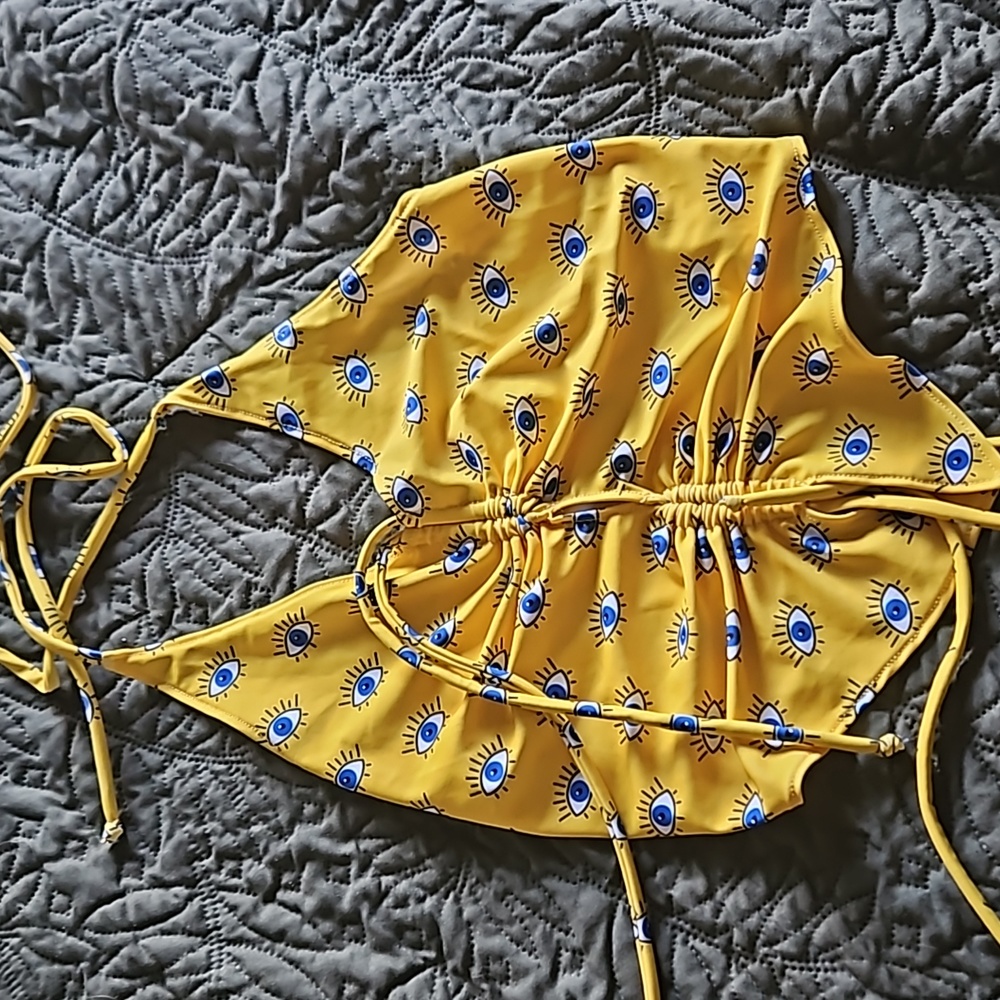 New evil eye kiki the brand halter top size small